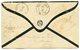 CAPE OF GOOD HOPE To SAXONY : 1866 Pair 4d (touched At Left) Canc. On Envelope To DRESDEN ( GERMANY). Verso, Red QUEEN'S - Kap Der Guten Hoffnung (1853-1904)