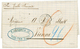 "TIENTSIN - PRECURSOR" : 1869 French Cachet SHANGHAI Bau FRANCAIS + Tax Marking On Entire Letter (fault) From TIEN-TSIN  - Sonstige & Ohne Zuordnung