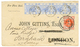 "TREATY PORT - FOOCHOWFOO " : 1899 HONG-KONG 5c Strip Of 4 Canc. FOOCHOWFOO On Envelope To ENGLAND Redirected With GB 1/ - Autres & Non Classés