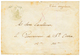 DANISH WEST INDIES : 1857 "8" Tax Marking On Envelope From MARTINIQUE To "GOUVERNEUR De STE CROIX". Verso, British Cds M - Dänische Antillen (Westindien)