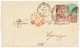 DANISH WEST INDIES : 1876 GB 1/2d(x3) + 1 SHILLING Canc. C51 + ST THOMAS PAID On Entire Letter To DENMARK. Light Crease  - Sonstige & Ohne Zuordnung