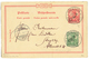 "TIENTSIN PROVISIONAL Handstamp" : 1901 P./Stat 10pf Overprint CHINA + 5pf Overprint CHINA Canc. TIENTSIN To GERMANY Wit - Deutsche Post In China