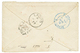 "Destination QUITTA Via WHYDAH DAHOMEY" : 1876 FRANCE 40c Canc. ROCHEFORT On Envelope To QUITA Via WHYDAH. Verso, Superb - Goldküste (...-1957)
