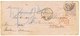 JAMAICA : 1861 6d Canc. A01 + Tax Marking On Envelope From KINGSTON To FRANCE. Vvf. - Jamaica (...-1961)
