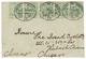 LAGOS : 1902 1/2d (x5) Canc. DEUTSCHE SEPOST / LINIE HAMBURG WEST-AFRIKA/ XX On Envelope To CHICAGO (USA). 1 Stamp With  - Sonstige & Ohne Zuordnung