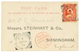 "WARRI" : 1895 NIGER COAST 1d Canc. WARRI On Card To ENGLAND. RARE. Superb. - Sonstige & Ohne Zuordnung