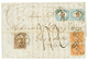 PERU : 1874 20c Canc LIMA + "42" Tax Marking On Entire Letter To GENOVA (ITALY) Taxed On Arrival With 2 LIRE(x2) + 0,10( - Peru