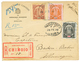 MOZAMBIQUE : 1899 100r + 150r + 500r On REGISTERED Envelope From CHIMOIO To GERMANY. RARE. Vvf. - Sonstige & Ohne Zuordnung