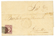 "PORTUGAL Via SPAIN To GIBRALTAR" : 1853 SPAIN 12c + AYAMONTE On Entire Letter With Text Datelined "TAUIRA (PORTUGAL)" T - Sonstige & Ohne Zuordnung