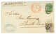 "GREAT BRITAIN / PORTO-RICO Combination" : 1874 GB 1 SHILING Canc. 496 + MANCHESTER PAID + PORTO-RICO 50c On Cover ( Not - Sonstige & Ohne Zuordnung