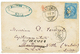 1871 FRANCE 20c BORDEAUX (n°46) Sur Enveloppe De NICE Pour MARTIGNY (SUISSE). Un Timbre à 10c Fut Perdu Pendant Le Trans - Other & Unclassified