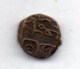 MALDIVES, 1/2 Larin, Bronze, Year AH1221 (1806), KM #32 - Maldives