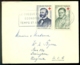 France 1958 Enveloppe Avec Mi 1224-1225 Croix Rouge - Lettres & Documents