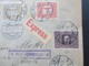 Delcampe - Erstflug 15.11.1922 Frauenkopf / Flugpostmarken MiF Flugpost Wien - Asch (Sudetenland) Stempel R1 Flug Ausgefallen - Covers & Documents