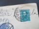 Ungarn 1936 Budapest Ortsbrief Mit Nachporto Und Portomarke T Stempel Durchgestrichen Mit Handschriftl. Vermerken - Storia Postale