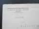 Ungarn 1922 Budapest Ortsbrief / Dienstpost Rückseitig Dienstmarke Nr. 4 MeF (4) Auch Waagerechter 3er Streifen - Covers & Documents