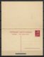 Estland Estonia 1934 Overprinted Postal Stationery With Response Part Ganzsache Unused - Estonia