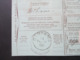 Italien 1888 Bulletin D'Expedition / Paketkarte Mit Coupon Und Klebezettel Pacci Postali 32 Bibiana In Die Schweiz! - Entiers Postaux