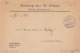 FELDPOSTEXP. 4 1 1916. ZEITUNG DER 10° ARMEE WILNA TO LEIPZIG           /  2 - Briefe U. Dokumente
