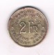 2 FRANC 1946 BELGISCH CONGO /8479/ - 1945-1951: Regentschap