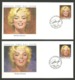 MARSHALL ISLANDS 1995 MARILYN MONROE FILM ICON FILMSTAR SEX GODDESS SET OF 4 FIRST DAY COVERS FDC - Marshall Islands