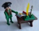 TRES RARE PLAYMOBIL KLICKY EQUIVALENCE DE  BOITE 3375 SEIGNEUR MEDIEVAL PARCHEMIN 1977 EN LOOSE Incomplet - Playmobil