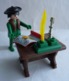 TRES RARE PLAYMOBIL KLICKY EQUIVALENCE DE  BOITE 3375 SEIGNEUR MEDIEVAL PARCHEMIN 1977 EN LOOSE Incomplet - Playmobil