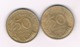 50 CENTIMES 1962+1963 FRANKRIJK /8490/ - Andere & Zonder Classificatie