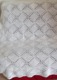 Delcampe - DESSUS DE LIT PATCHWORK Crochet  En Coton Blanc Entièrement Fait Main. FRANCE - Autres & Non Classés