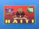 Carta Scheda Telefonica Prepagata Usata HAITI Prepaid Calling Card Used $ 10 - Haiti