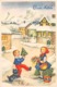 09693 "BUON NATALE" BAMBINI, CANE, ABETE, ADDOBBI. CART SPED 1962 - Altri & Non Classificati