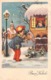 09709 "BUON NATALE" BAMBINI, SERENATA, VIOLINO.  CART SPED 1957 - Andere & Zonder Classificatie