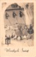 09718 "BUON NATALE - WESOTYCH SWIAT" BAMBINI, LANTERNA, CAMPANE.  CART   SPED 1950 - Autres & Non Classés