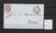 1854-1862 Helvetia (ungezähnt) → Frachtbrief (Nelken&Ingwer) BASEL (Courvoisier & Cie) Nach LUZERN  ►SBK-24B1.m II/III◄ - Lettres & Documents