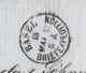 1854-1862 Helvetia (ungezähnt) → Frachtbrief (Nelken&Ingwer) BASEL (Courvoisier & Cie) Nach LUZERN  ►SBK-24B1.m II/III◄ - Briefe U. Dokumente