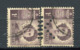 AUSTRALIE -   N° Yt 155 Obl. PERFORÉ " K " ENTRE 2 TIMBRES - Perfins