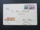 CSSR 14.12.1938 Einschreiben Recommando Brno 4 - Mährisch Trübau Mit Ak Stempel - Briefe U. Dokumente