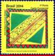 Ref. BR-3287 BRAZIL 2014 ART, INDIGENOUS ART KUSIWA, WAJ�PI, CULTURE, PAINTING, MNH 1V Sc# 3287 - Ungebraucht