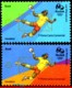 Ref. BR-OLYM-E20 BRAZIL 2015 SPORTS, OLYMPIC GAMES, RIO 2016,, HANDBALL, STAMPS OF 2ND & 4TH SHEET, MNH 3V - Handball