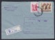 Yugoslavia 1962 Registered Letter Sent From Pancevo To Kovin - Covers & Documents