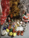 Delcampe - Lot Articles Decoration Fetes Noel : Pere Noel - Boules Guirlandes Et Decos - Schmuck Und Dekor