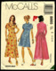Vintage Mccall`s Schnittmuster 8865  -  Damen Kleid Locker Sitzend  -  Size E -  Größe 14-18 - Haute Couture