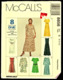 Vintage McCall`s Schnittmuster 8856  -  Misses Semi Kleid Auf Taille Prinzessin  -  Size B -  Größe 8-12 - Designermode