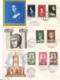 SARRE : 1956 - Lot De 6 FDC - Oeuvres Populaires, Foire, JdT, JO, Croix-Rouge, Reconstruction - 2 Scans - FDC