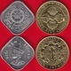 Bhutan Set Of 2 Coins: 5 - 25 Chetrums 1975-1979 UNC - Bhutan