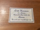 Ancien Sachet De Sucre Pays-Bas "Café Kouwen - OMMEN" - Sugars