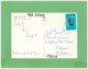 LIBYA BENGHASI AIR MAIL POSTCARD WITH 1 STAMP TO ITALY - Libia