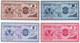 MACEDOINE // Set Of Four Note // UNC - Macédoine Du Nord