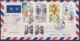 CHINA 1988, Registered Airmail To Austria, Postage On Front And Backside - Poste Aérienne