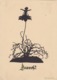 AK Durch! - Scherenschnitt - Plischke-Karte - Werbestempel Rheumabad Aachen - 1930 (45099) - Scherenschnitt - Silhouette